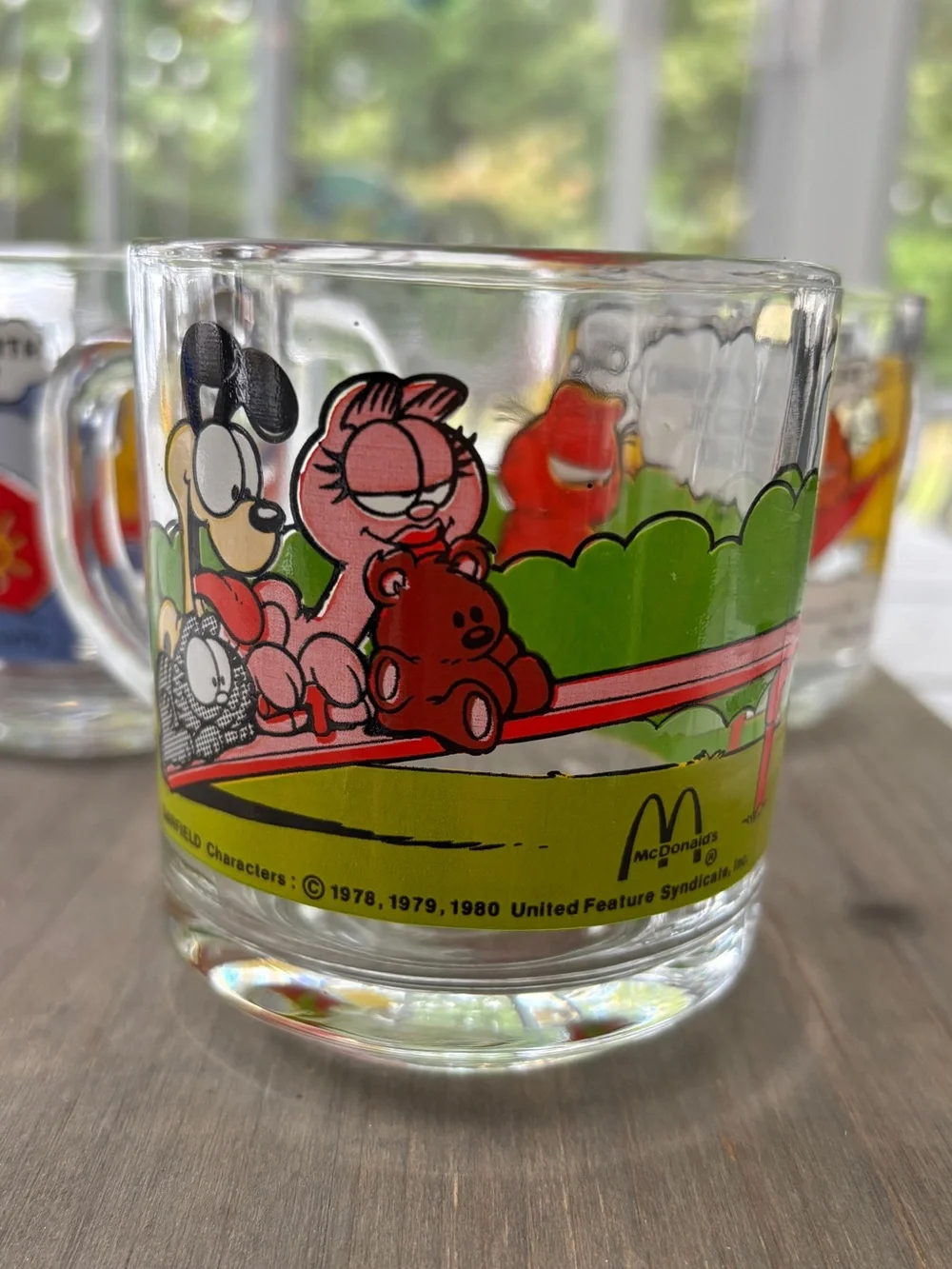 Garfield vintage glass